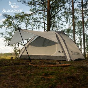 BLACKDEER Outdoor Camping Backpack Tent Double Layer Water Resistant Aluminum alloy Pole Fishing Hunting Adventure Family Party