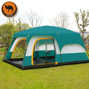 Camel Ultralarge 6 10 12 Double Layer Outdoor 2living Rooms and 1hall Family Camping Tent In Top Quality Large Space Tent