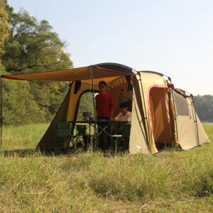 4-8 Person Camping Tent Anti-Rainstorm And Anti-Squally Super Breathable Two Bedroom Shelter Wild Large Outdoor Tent Camping