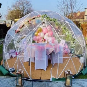 3.6m (OR custom size) TPU Transparent Clear Bubble Dome Tent / Outdoor Event Party Camping Cafe Dining Plastic Geodestic Tent