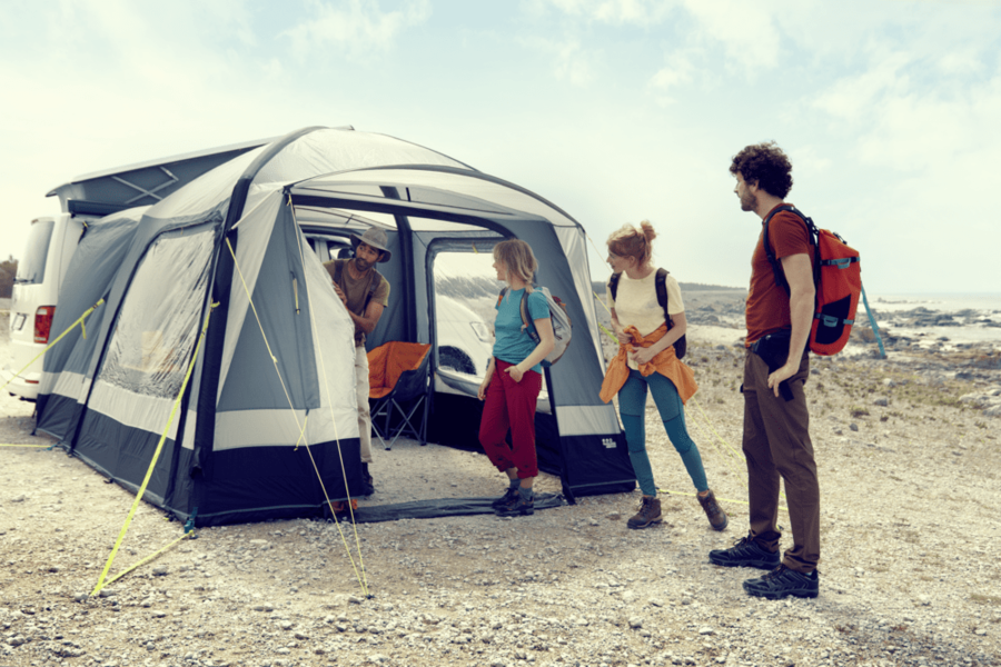 Using a Repaired Tent